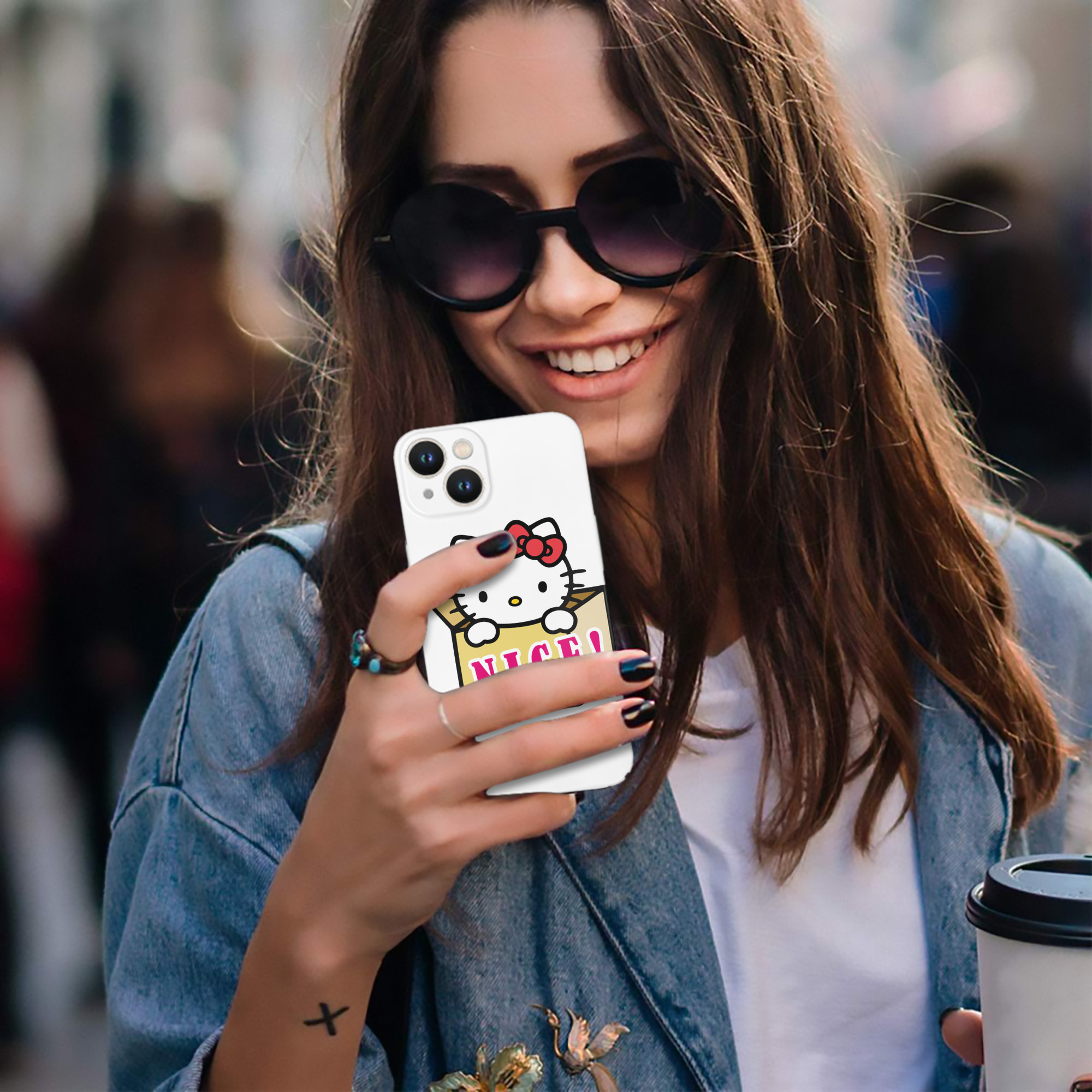（画像用） Hello Kitty ハローキティ 【iPhone 14シリーズ対応】ハードケース